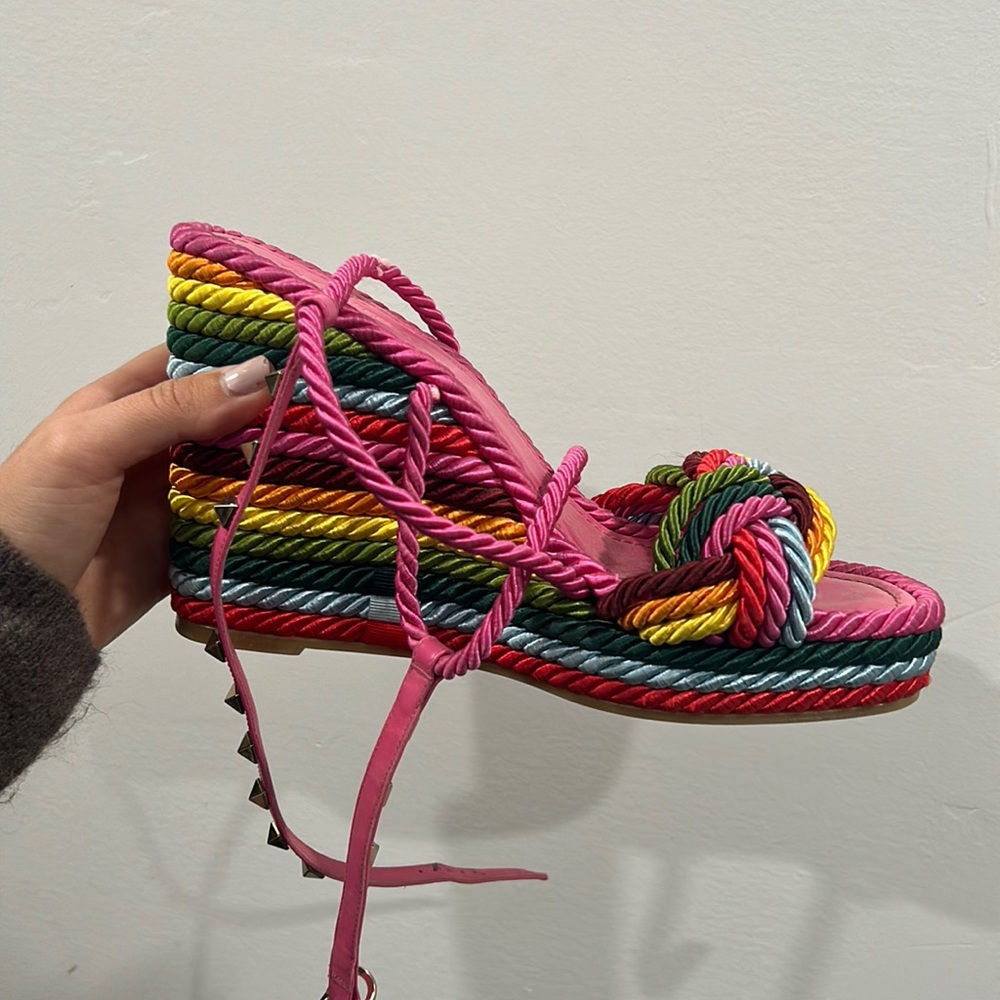 100%. AUTHENTIC Brand new Valentino heeled wedges